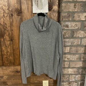 Gray Turtleneck Sweater